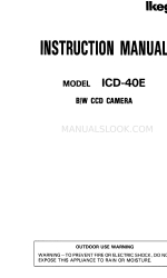 Ikegami ICD-40E Manuel d'instruction