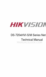 HIKVISION DS-7204HVI-M Series Teknik Kılavuz