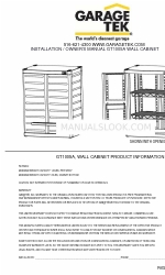 Garage Tek GT1005A Руководство по установке и эксплуатации