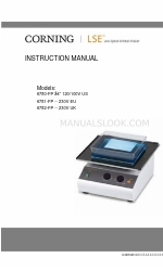 CORNING LSE Low Speed Orbital Shaker Manual de instrucciones