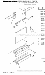 KitchenAid KUDS01DLSP Parça Listesi