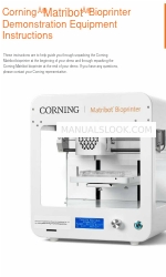 CORNING Matribot Bioprinter Manuel d'instructions