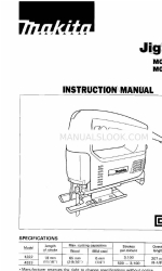 Makita 4322 Manual de instruções