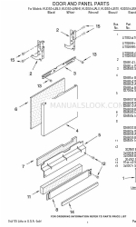 KitchenAid KUDS01IJAL0 Перелік деталей