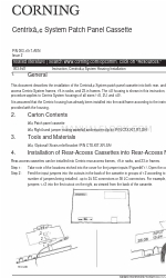 CORNING Centrix Manual de instrucciones