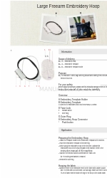 Bernina Large Freearm Embroidery Hoop Manuale di avvio rapido