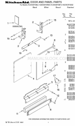 KitchenAid KUDS03FSBL2 Parça Listesi