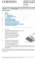 CORNING EDGE8-04U Installatie en testen