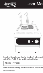 Avantco Equipment 177PC201 Benutzerhandbuch
