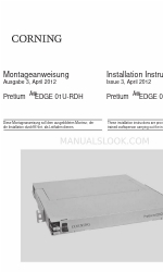 CORNING Pretium EDGE 01U-RDH Manual de instruções de instalação