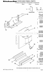 KitchenAid KUDS03STBL0 Parts List