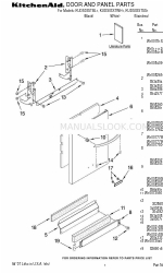 KitchenAid KUDS03STBL1 Teileliste