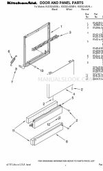 KitchenAid KUDS24SEAL1 Parts List