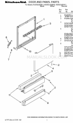 KitchenAid KUDS24SEAL2 Список деталей