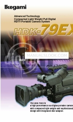 Ikegami HDK-790EX II Especificaciones