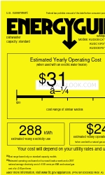 KitchenAid KUDS30CX Series Energy Manual