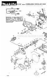 Makita 5046DWB Lista de piezas