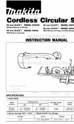 Makita 5091DWG Instruction Manual