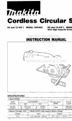 Makita 5093DZ Manuale di istruzioni