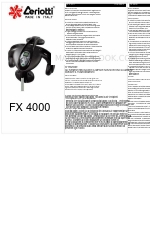 Ceriotti FX4000 Instruction Manual