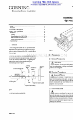 CORNING FBC-005 Betriebsanleitung