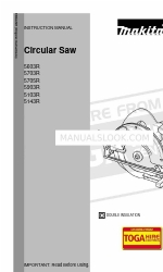 Makita 5603R Manual de instruções