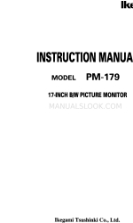 Ikegami PM-179 Manual de instrucciones