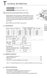 Makita 5705R Informações técnicas