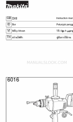 Makita 6016 Manual de instrucciones