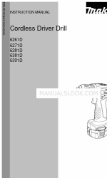 Makita 6261D Manual de instrucciones