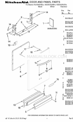 KitchenAid KUDS50SVBL - Semi-Integrated Dishwasher With 5 Wash Cycles Деталі дверей та панелей