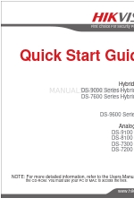 HIKVISION DS-7300 Series Manual de inicio rápido