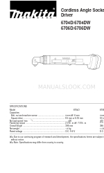 Makita 6704D Buku Petunjuk