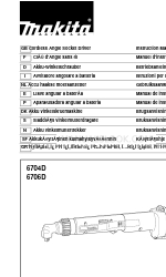 Makita 6704D Manual de instruções