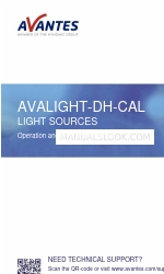 Avantes AVALIGHT-DH-CAL Manual de operação e instalação