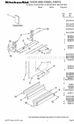 KitchenAid KUDT03FTWH2 Elenco delle parti