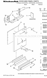 KitchenAid KUDT03STBL1 Teileliste