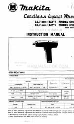 Makita 6900D Manuel d'instruction