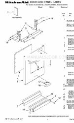 KitchenAid KUDU03STBL1 Teileliste