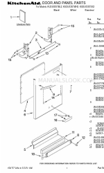 KitchenAid KUDU03STSS2 Lista de piezas