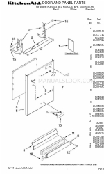 KitchenAid KUDU03STWH0 Lista części