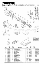 Makita 6911HDWA Daftar Bagian