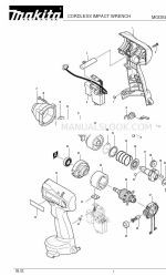 Makita 6933FDWDE Daftar Bagian