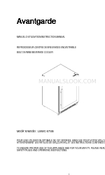 Avantgarde LBWC-57SB Manual de instruções