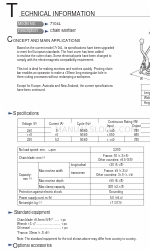 Makita 7104L Technical Information