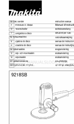 Makita 9218SB Gebruiksaanwijzing