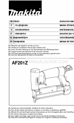 Makita AF201Z Instrukcja obsługi