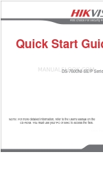 HIKVISION DS-7600NI-P Manual de inicio rápido