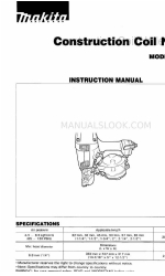 Makita AN611 Manual de instrucciones