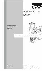 Makita AN613 Instructions Manual